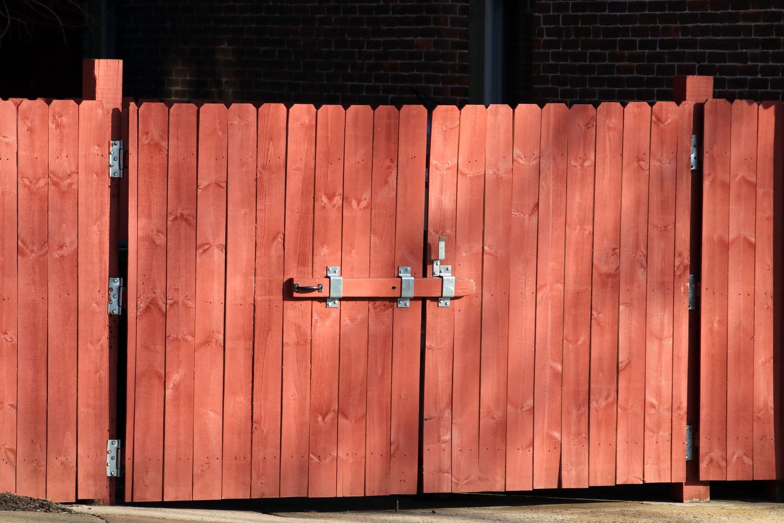 Cedar privacy fence and gate of the type installed on New Hampshire properties